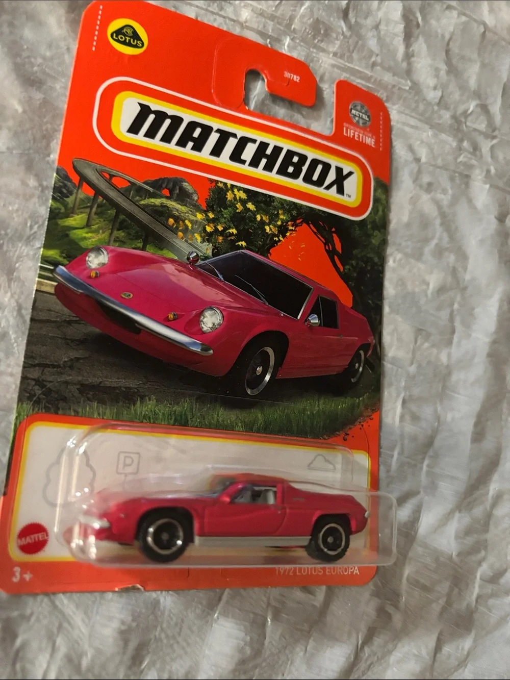 Matchbox Lotus Sports Car - Bright Pink Die-Cast